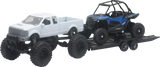 New Ray Toys Pick Up w/ Polaris RZR XP1000 EPS - Black/White/Blue 50066