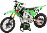 New Ray Toys Kawasaki Race Team Bike 2019 - Eli Tomac - 1:12 Scale - Green/Black 58113