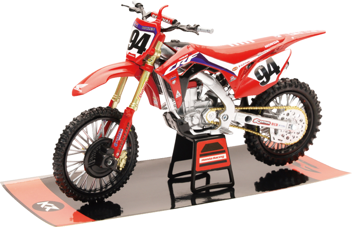 New Ray Toys HRC Team Honda Race Bike - Ken Roczen - 1:12 Scale - Red/Black 58263