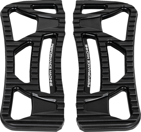 PERFORMANCE MACHINE (PM) Drifter Floorboards - Rider - Black Ops - FL 0036-1025-SMB