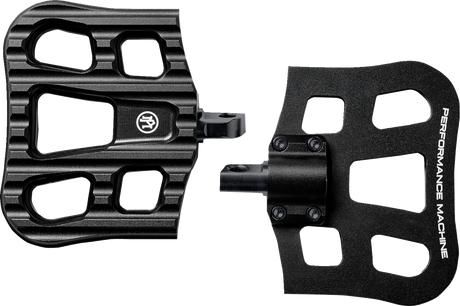 PERFORMANCE MACHINE (PM) Drifter Floorboards - Passenger - Black Ops - FL 0036-1026-SMB