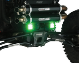 MOOSE UTILITY Light Bar - LED - Green - Square - 3" - Pair MSE-LPKITG