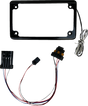 Custom Dynamics License Plate Frame - LED - w/ Tag Light - Black - SXS CD-LPF-RZRTRAIL - Cycle City Outdoors
