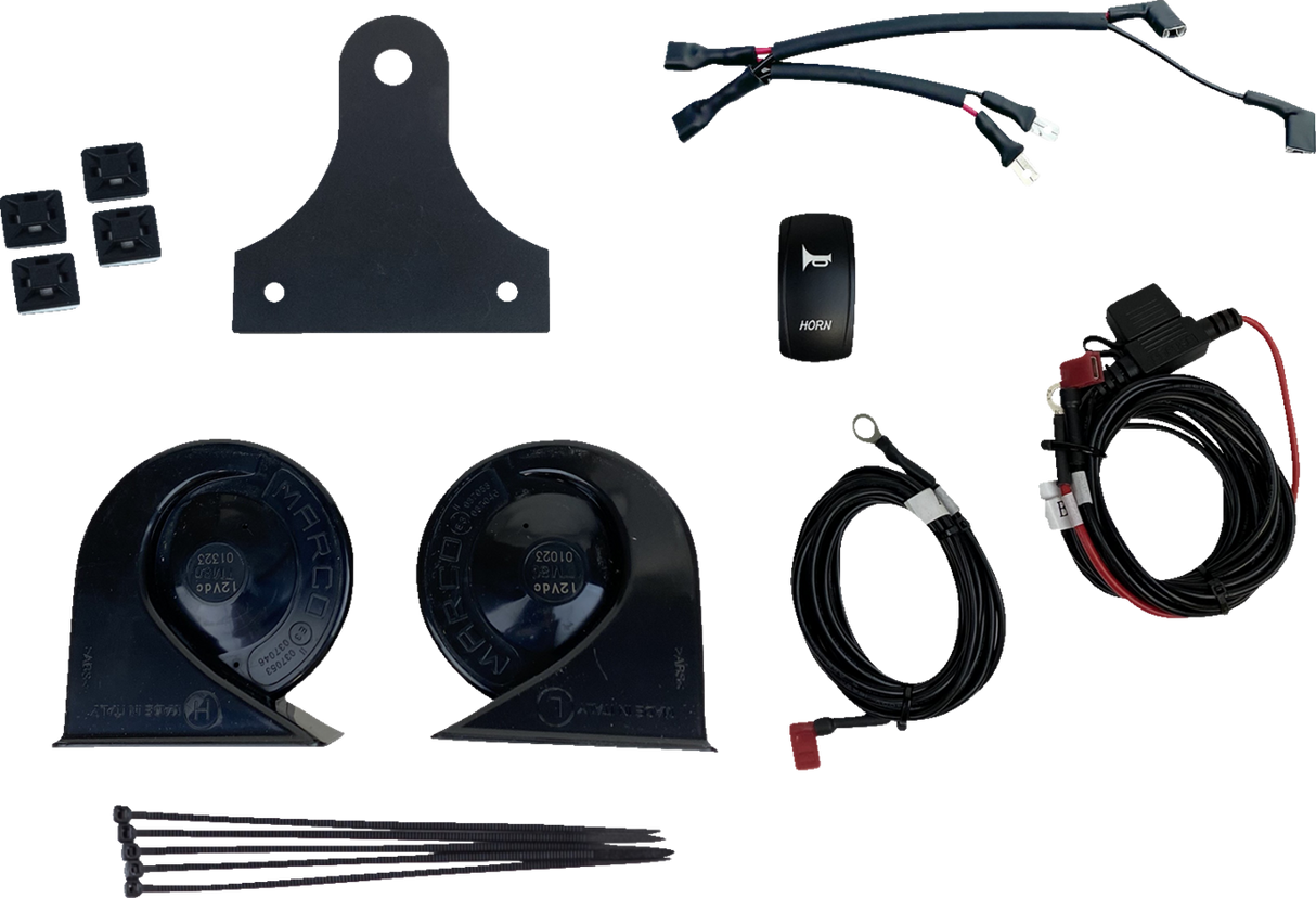 Custom Dynamics Electromagnetic Horn w/ Switch - 109 db CD-HORN-SXS - Cycle City Outdoors