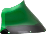 KLOCK WERKS Kolor Flare* Windshield - 9" - Green - FXRP KWW-02-0613