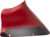 KLOCK WERKS Kolor Flare* Windshield - 9" - Red - FXRP KWW-02-0614