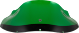 KLOCK WERKS Kolor Flare* Windshield - 9" - Green - FXRP KWW-02-0613