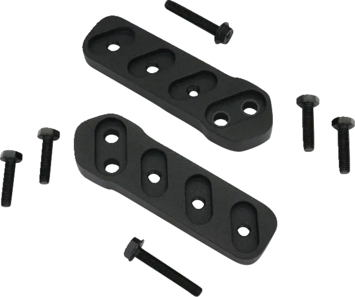 SHOW CHROME Floorboard Relocators - Passenger - Black - Spyder 41-425