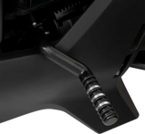 SHOW CHROME Adjustable Highway Peg - Satin Black with Contrast Cut - Can-Am 41-422