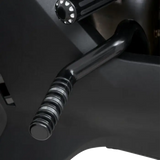 SHOW CHROME Adjustable Highway Peg - Satin Black with Contrast Cut - Can-Am 41-422