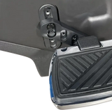 SHOW CHROME Floorboard Relocators - Passenger - Black - Spyder 41-425