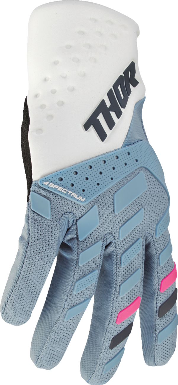 Thor Women's Spectrum Gloves - Starlight Blue/White - Large 3331-0266 - Cycle City Outdoors