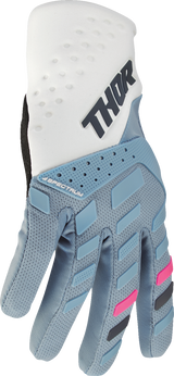 Thor Women's Spectrum Gloves - Starlight Blue/White - Large 3331-0266 - Cycle City Outdoors