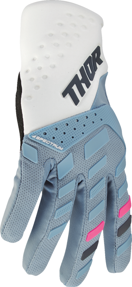 Thor Women's Spectrum Gloves - Starlight Blue/White - Large 3331-0266 - Cycle City Outdoors