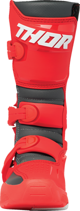 THOR Youth Blitz XR Boots - Red/Charcoal - Size 7 3411-0758