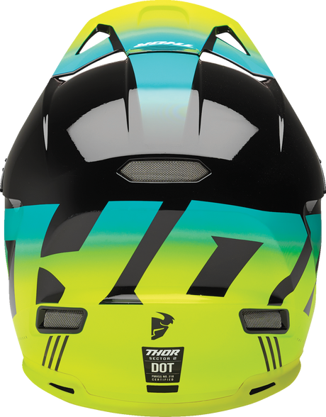 Thor Sector 2 Helmet - Carve - Black/Acid - XS 0110-8097 - Cycle City Outdoors