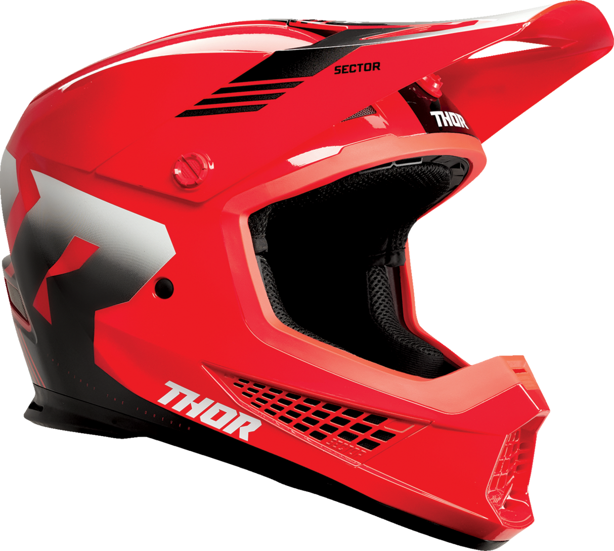 Thor Sector 2 Helmet - Carve - Red/White - 2XL 0110-8110 - Cycle City Outdoors