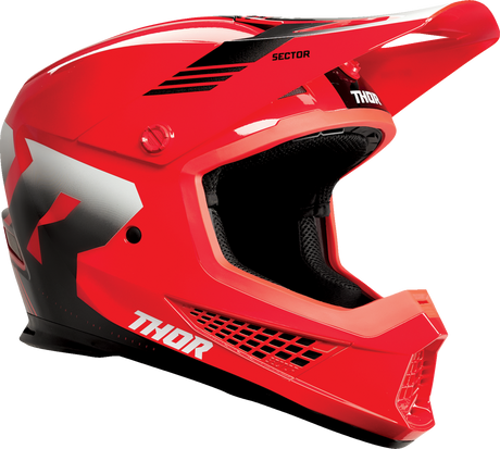 Thor Sector 2 Helmet - Carve - Red/White - 2XL 0110-8110 - Cycle City Outdoors