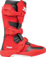 THOR Youth Blitz XR Boots - Red/Charcoal - Size 5 3411-0756