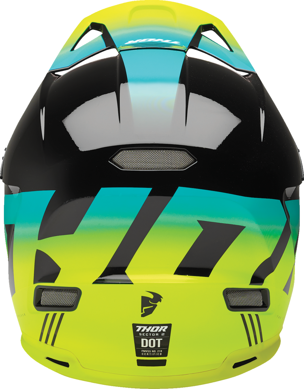 Thor Sector 2 Helmet - Carve - Black/Acid - Medium 0110-8099 - Cycle City Outdoors