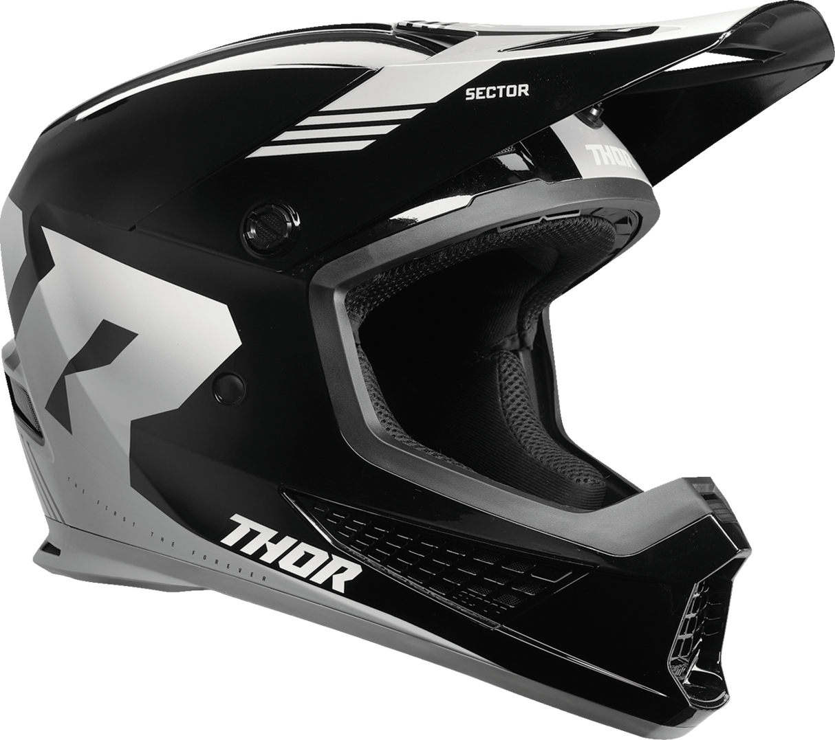 Thor Sector 2 Helmet - Carve - Black/White - Small 0110-8114 - Cycle City Outdoors