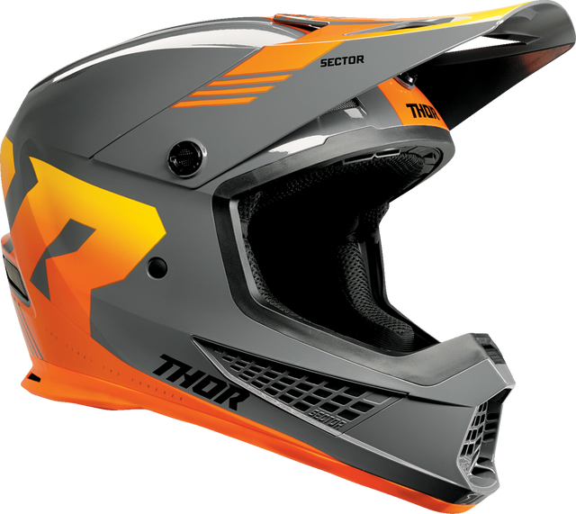 Thor Sector 2 Helmet - Carve - Charcoal/Orange - XS 0110-8121 - Cycle City Outdoors