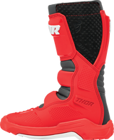 THOR Youth Blitz XR Boots - Red/Charcoal - Size 6 3411-0757