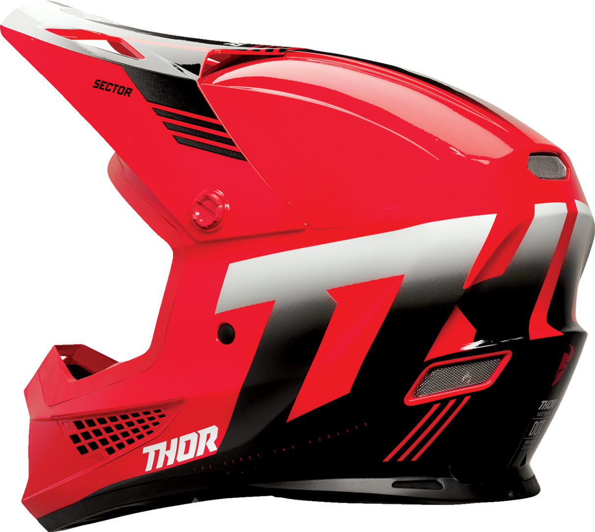 Thor Sector 2 Helmet - Carve - Red/White - 2XL 0110-8110 - Cycle City Outdoors