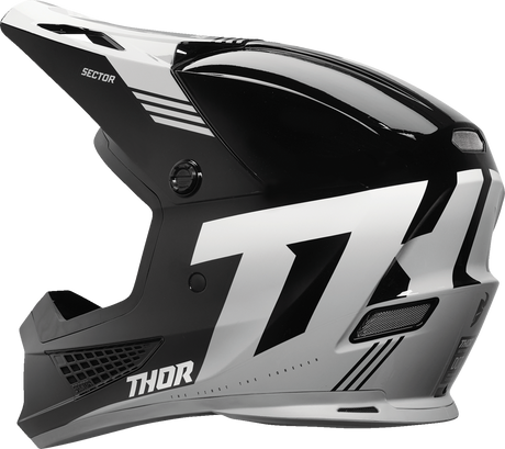 Thor Sector 2 Helmet - Carve - Black/White - Large 0110-8116 - Cycle City Outdoors
