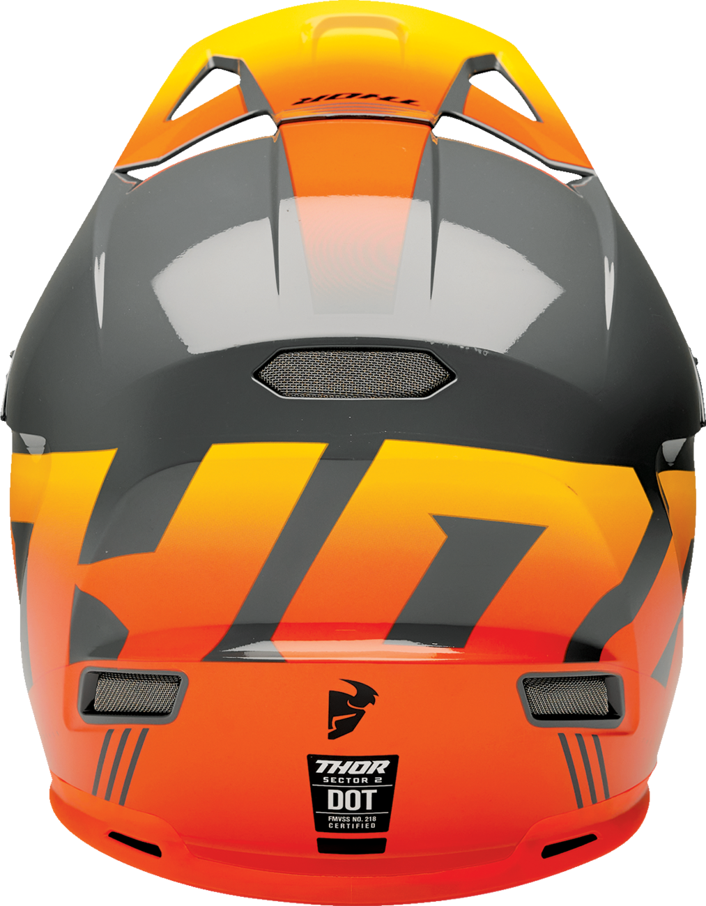 Thor Sector 2 Helmet - Carve - Charcoal/Orange - XS 0110-8121 - Cycle City Outdoors