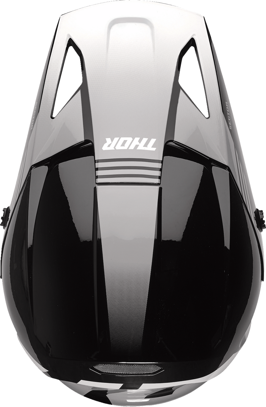 Thor Sector 2 Helmet - Carve - Black/White - Small 0110-8114 - Cycle City Outdoors