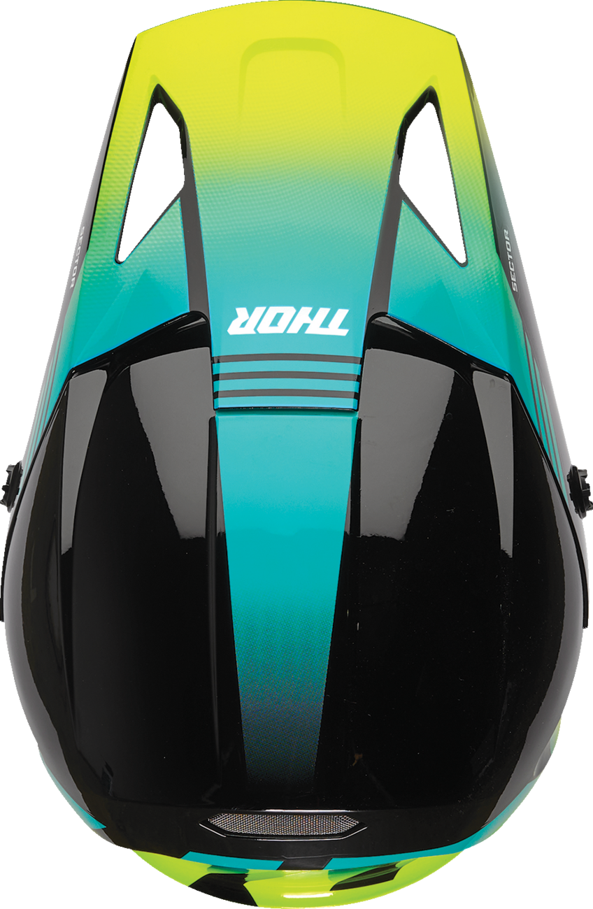 Thor Sector 2 Helmet - Carve - Black/Acid - Large 0110-8100 - Cycle City Outdoors