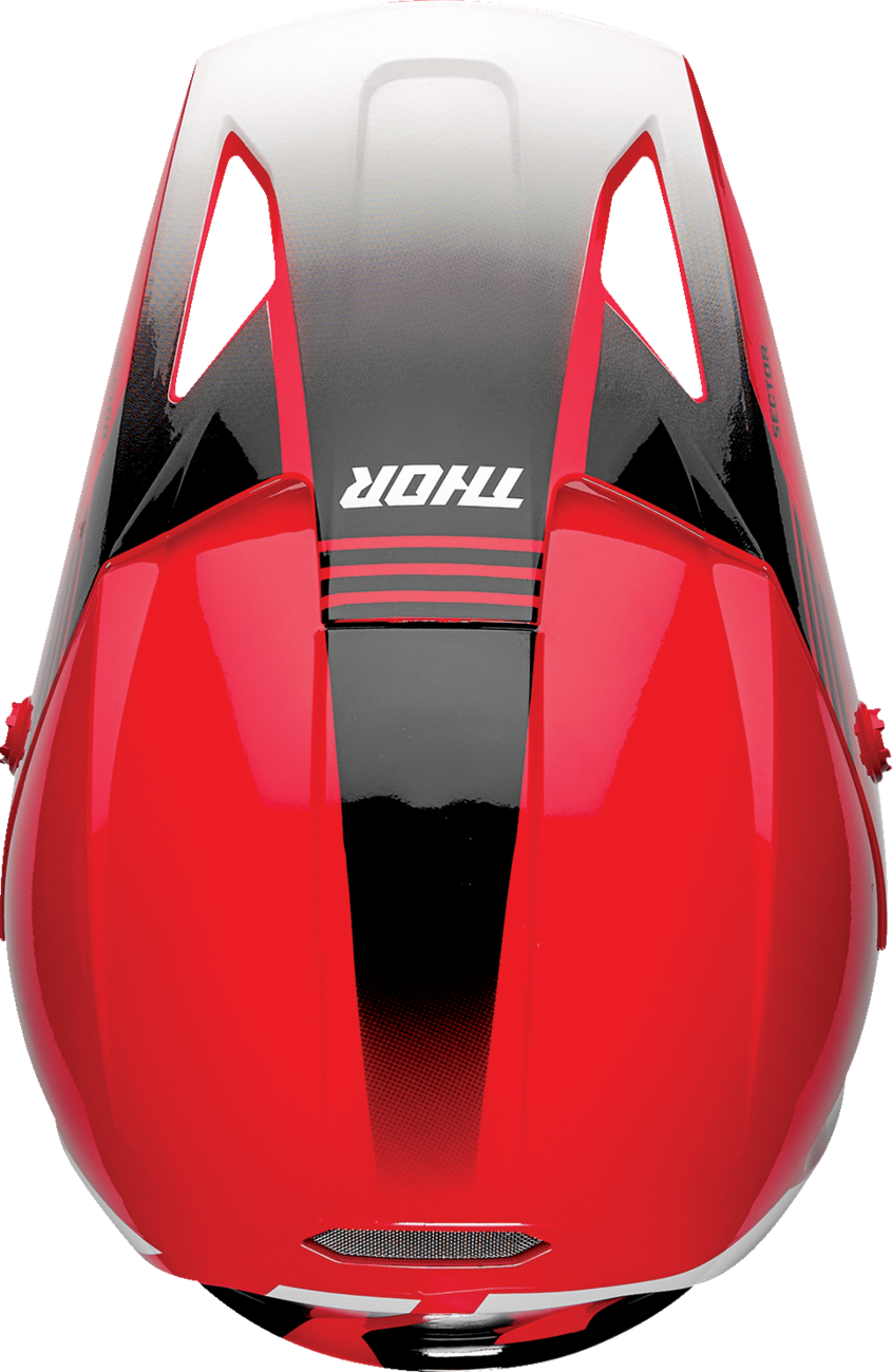 Thor Sector 2 Helmet - Carve - Red/White - 2XL 0110-8110 - Cycle City Outdoors