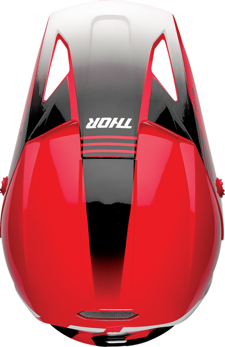 Thor Sector 2 Helmet - Carve - Red/White - Large 0110-8108 - Cycle City Outdoors