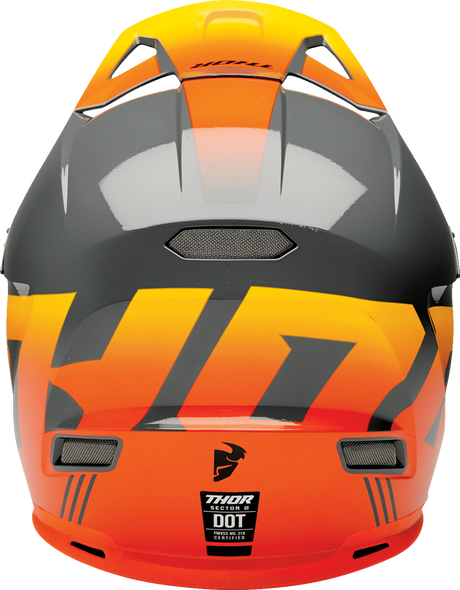 Thor Sector 2 Helmet - Carve - Charcoal/Orange - Medium 0110-8123 - Cycle City Outdoors