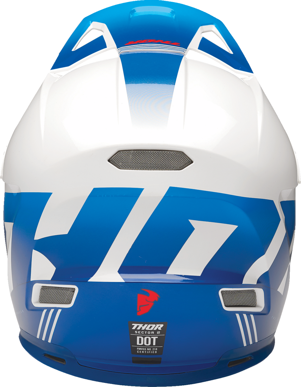 Thor Sector 2 Helmet - Carve - White/Blue - Small 0110-8130 - Cycle City Outdoors
