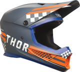 Thor Sector 2 Helmet - Combat - Midnight/Orange - Medium 0110-8139 - Cycle City Outdoors