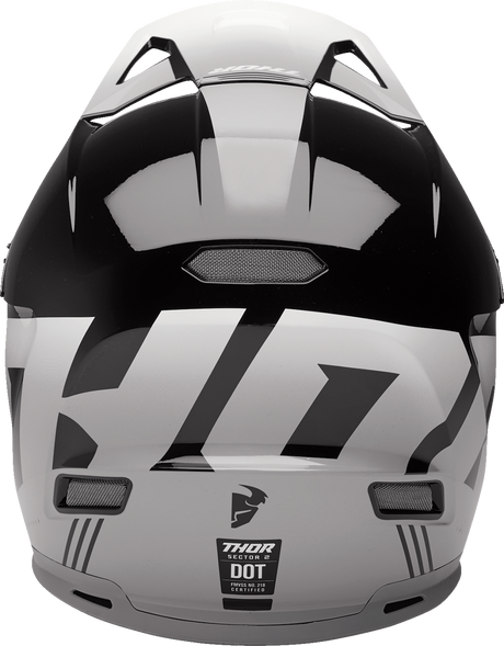 Thor Sector 2 Helmet - Carve - Black/White - Large 0110-8116 - Cycle City Outdoors
