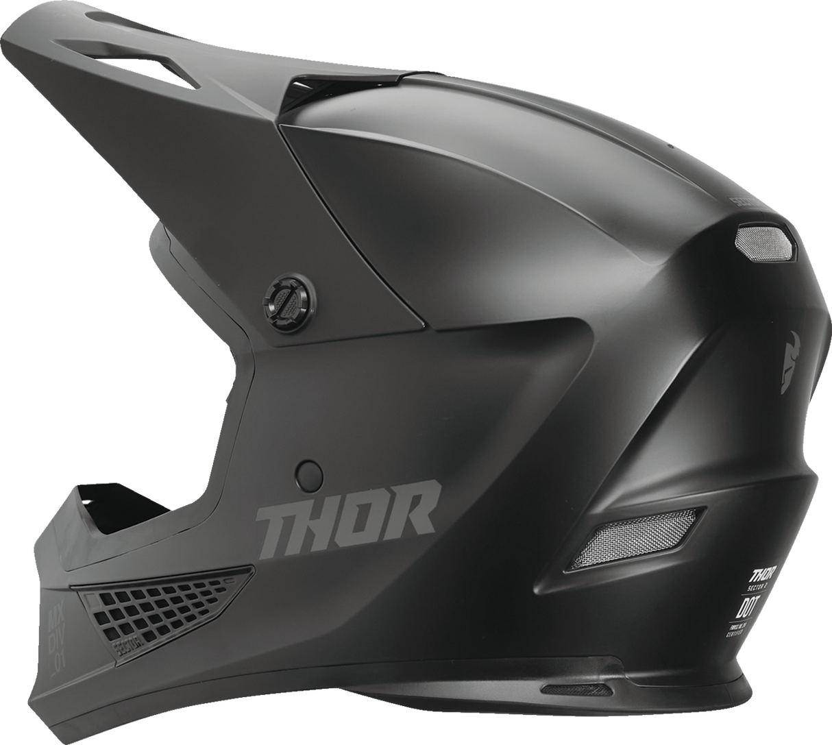 Thor Sector 2 Helmet - Blackout - Small 0110-8154 - Cycle City Outdoors