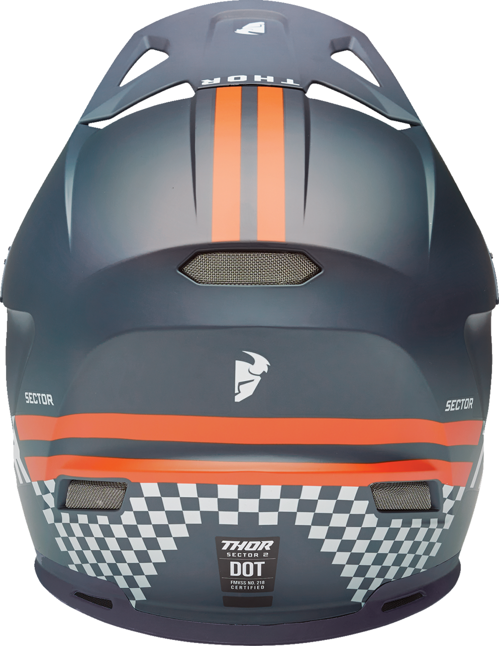 Thor Sector 2 Helmet - Combat - Midnight/Orange - Medium 0110-8139 - Cycle City Outdoors