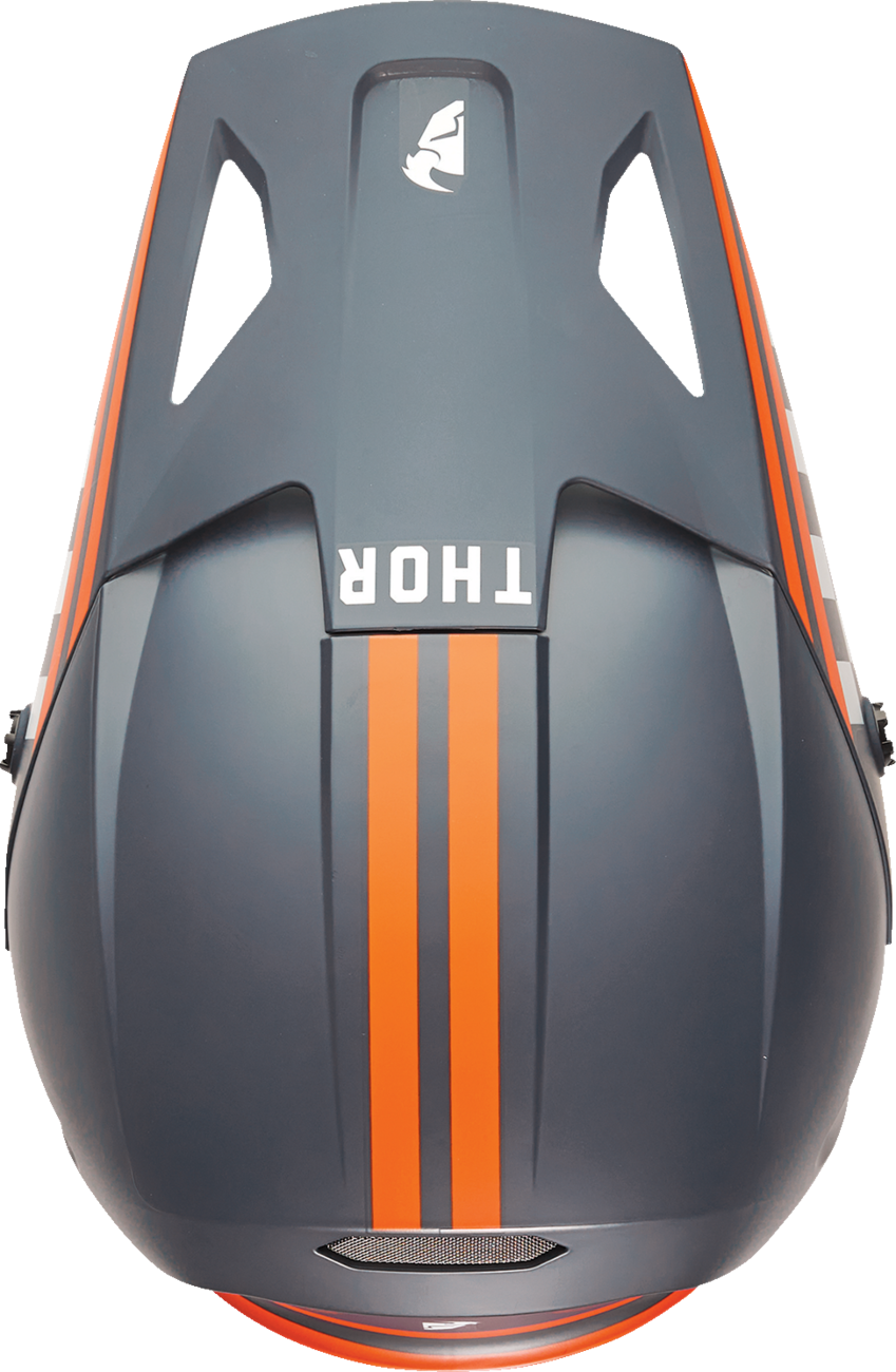 Thor Sector 2 Helmet - Combat - Midnight/Orange - Medium 0110-8139 - Cycle City Outdoors