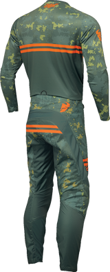 THOR Youth Sector DIGI Camo Jersey - Forest Green/Camo - Small 2912-2402