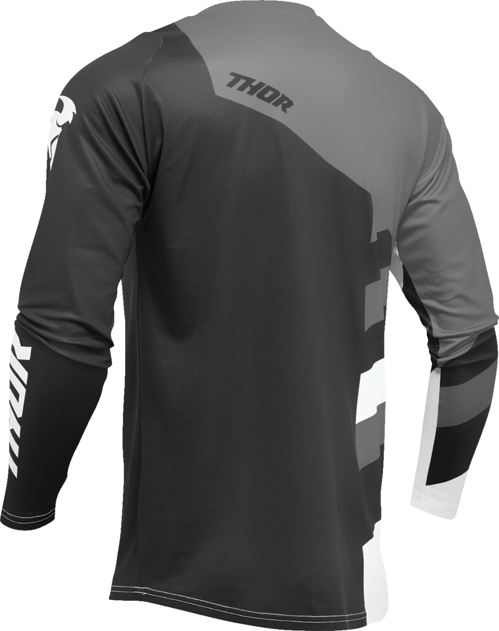 THOR Youth Sector Checker Jersey - Black/Gray - Large 2912-2410