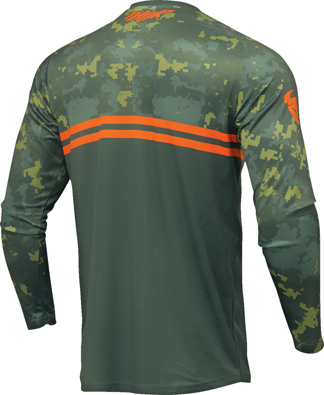 THOR Youth Sector DIGI Camo Jersey - Forest Green/Camo - XS 2912-2401