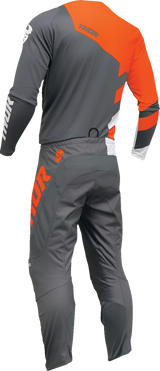 THOR Sector Checker Jersey - Charcoal/Orange - Large 2910-7589