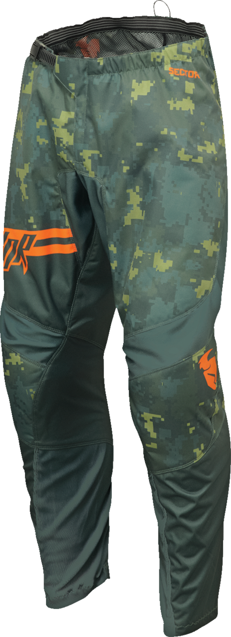 THOR Sector DIGI Pants - Forest Green/Camo - 46 2901-11047