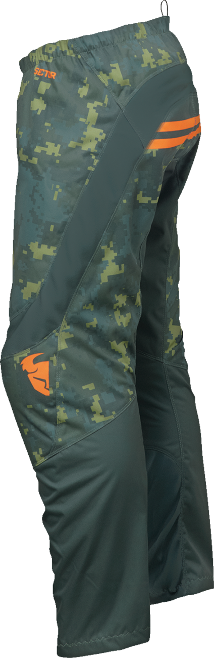 THOR Sector DIGI Pants - Forest Green/Camo - 46 2901-11047