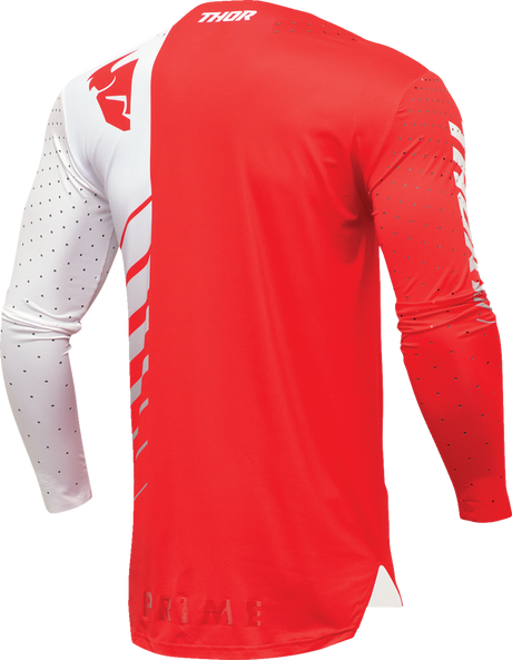 Thor Prime Analog Jersey - Red/White - Small 2910-7695 - Cycle City Outdoors