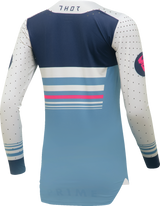 THOR Women's Prime Blaze Jersey - Blue Steel/Vintage White - Medium 2911-0285