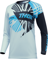 THOR Women's Sector Split Jersey - Starlight Blue/Black - XS 2911-0288